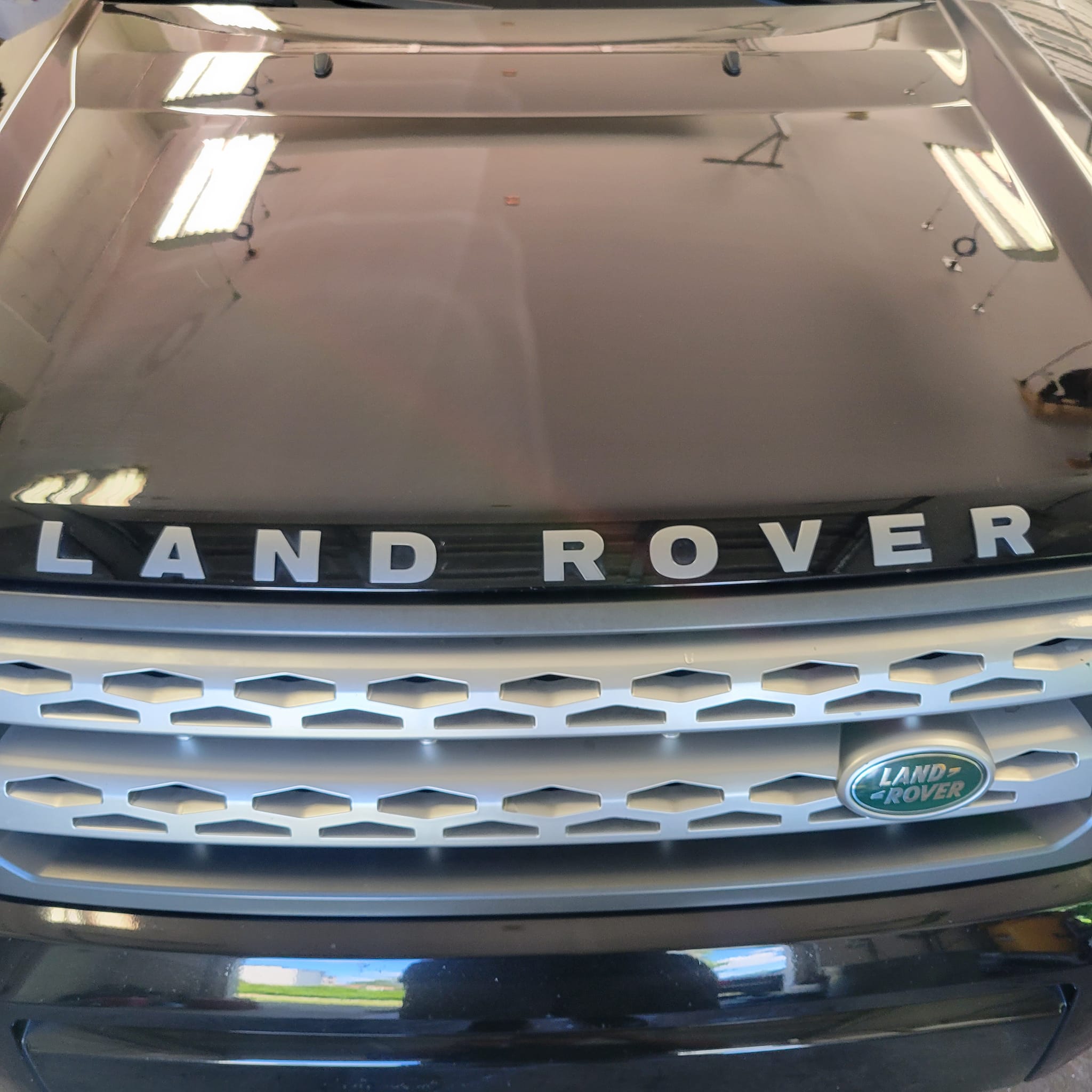 Land Rover after detailing service