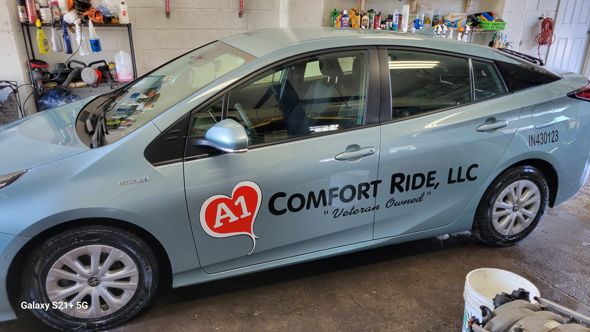A1 Comfort Ride vehicle after exterior detail